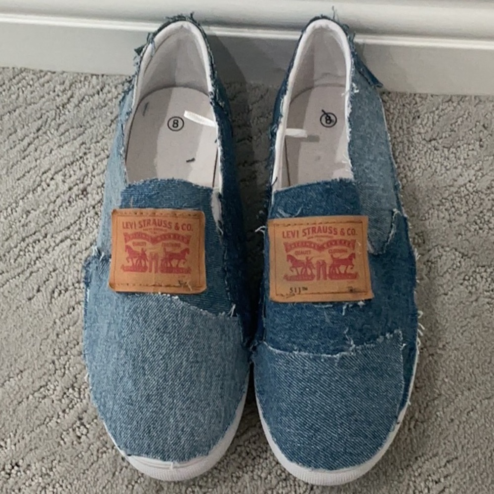 Levi's Blue Casual Denim Sneakers